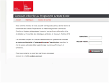 Tablet Screenshot of concours.em-lyon.com